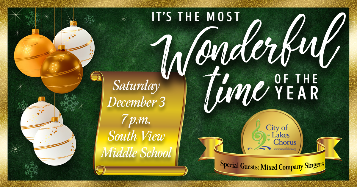 City of Lakes Presents: It's The Most Wonderful Time Of The Year - Holiday Show